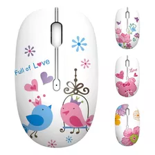 Mouse Inalambrico Tenmos M101 Pajaros