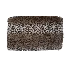 Alfombra Pelo Largo Leopardo De Baño,living,cocina 45x75cm 