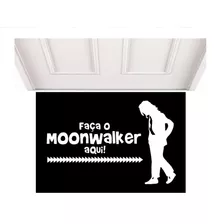 Tapete Capacho Moonwalker Divertido 60x40 13mm Espessura Cor - Desenho Do Tecido Trama Vinilica