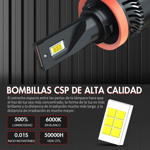 Kit De Focos Led H11 Luz Alta/baja Para Pontiac G6 2005-2010 Foto 4