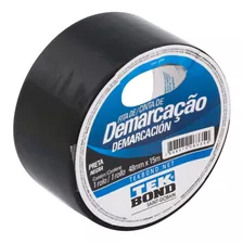 Cinta Demarcatoria Negra 48mm X 15m Tek Bond