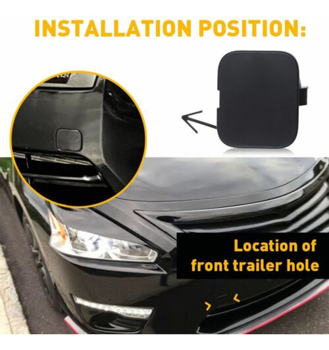 Car Front Bumper Tow Hook Cover Cap For Nissan Altima 20 Ggg Foto 7