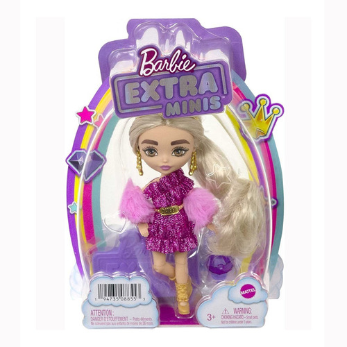 Muñeca Barbie Extra Minis #8 Rubia