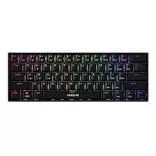 Teclado Mecanico Hermes E3 Black Rgb Ingles 60% 