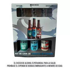 Estuche Brewdog Cata 3 + Copas - mL a $66