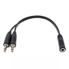 Cable Adaptador De Audifonos Audio Microfono De 3.5mm Teros