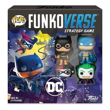 Funkoverse Dc Comics 4 Figuras Juego De Estrategia Ingles