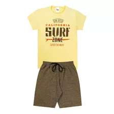 Kit 5 Conjuntos Infantil Masculino Roupa De Criança Menino