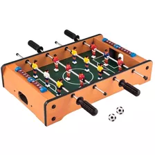 Mini Pebolim Totó Futebol De Mesa 10x31x51cm Bolas E Placar