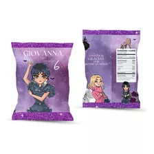 Bolsas De Papas Personalizadas (chip Bags) Merlina 12pz