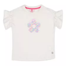 Camiseta Blanco Bubblegummers Harper Niña