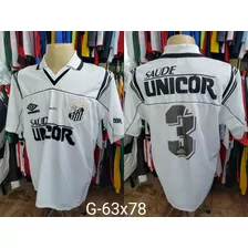 Camisa Santos De Jogo 1998 Umbro #titular #3