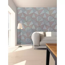 Papel De Parede Madeira Adesivo Ripado 20 Metros Lavável 3d