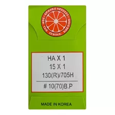 Agulhas Máquina Costura E/ou Bordado Portátil Orange Hax1