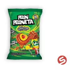 Pelon Peloneta 18p Dulces De Tamarindo, Caramelo Con Chilito Estilo Tamarindo