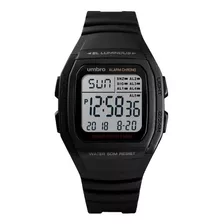 Relógio Masculino Digital Preto Quadrado Umbro Esportivo +nf