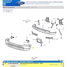 Paragolpes Ford F-100 99/12 F4000 99/19