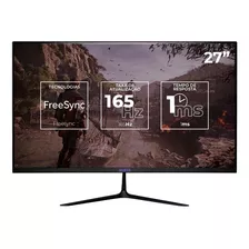 Monitor Gamer 165hz Mancer Horizon Z Pro 27 Pol 1ms Hdmi/dp Cor Preto 110v/220v