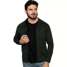 Jaqueta Casaco Jeans Masculino Preto E Azul Slim 36 Ao 44