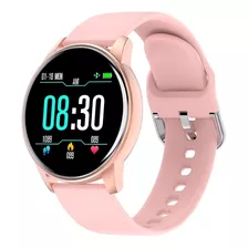 Reloj Smartwatch Zl01 Bluetooth - Full Touch Rosa