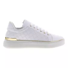 Tenis Sneakers Zapatos Calzado Blanco Casuales Aona