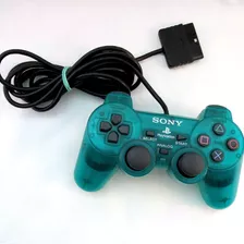 Controle Sony Playstation 2 - Dualshock 2 - Emerald - Usado