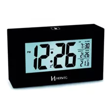 Relógio Despertador Digital Herweg Alarme Termômetr 2972 034