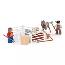 Conjunto Kit Fazendinha Fazenda Com Animais - Poliplac 8499