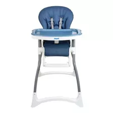 Cadeira De Refeição Para Bebê Merenda Burigotto Cor Azul Liso