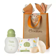 Kit Mamãe E Bebê Presente: Perfume + Sabonete + Lenço Natura