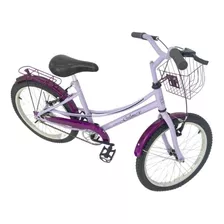 Bicicleta Aro 20 Passeio Infantil Gilmex Rios - Violeta