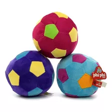 Pelota Futbol Con Sonajero De Peluche 15cm Phi Phi Toys 2299