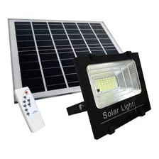 Foco Solar Led 45w Con Control Fotocelula Panel Completo Pro