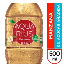 Agua Aquarius Pet 500cc Manzana(1uni)super