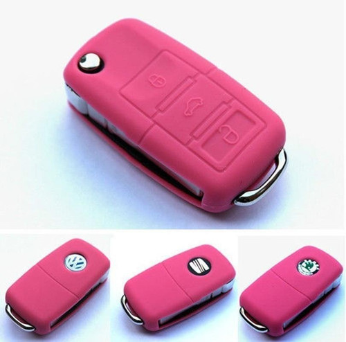 Funda De Silicon Para Llave Seat Vw Ibiza Cordoba Jetta Audi Foto 10