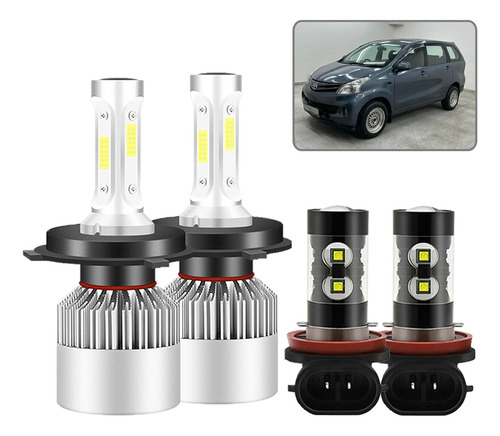 1 Par - H8 H9 H11- Bombilla Led Antiniebla 6000k Para Toyota