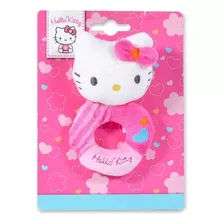 Sonajero Hello Kitty Peluche Didáctico Bebe 0+ Meses Juego Color Rosa