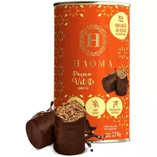 Haoma Paçoca Com Vit D 2000ui Chocolate 270g Zero Lactose