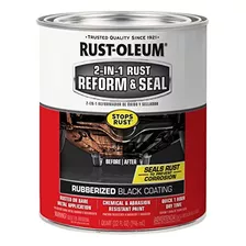 344763 Automotive 2-in-1 Rust Reform & Seal, Quart, Bla...
