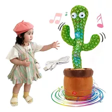 Cactus Bailarín Que Habla Juguete Peluche Español Recargable