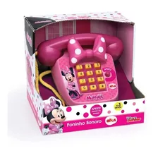 Telefone Infantil Foninho Sonoro Minnie - Elka 1061