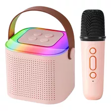 Karaokê Infantil Bluetooth Caixinha Som C/microfone Muda Voz