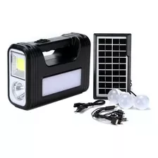 Kit Energia Solar 3 Lampadas Led Placa E Central Eletrônica