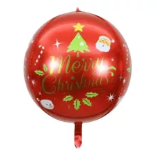 Globo De Orbz Roja Merry Chrismas