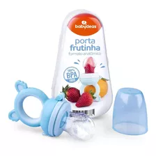 Chupeta Alimentadora Porta Frutinhas Silicone Babydeas Azul