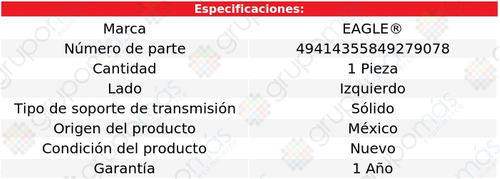 Soporte Trans Izq Eagle Volkswagen Lupo L4 1.6l 05 A 09 Foto 4