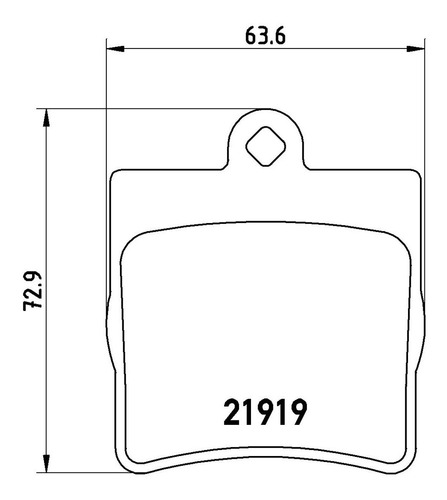 Set-4 Balatas Traseras Mercedes-benz Slk230 2.3l L4 98/00 Foto 2