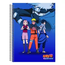 Caderno 10 Matérias Universitário Naruto São Domingos