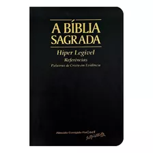Bíblia Sagrada | Acf | Hiper Legível | Capa Luxo Preta Gigante