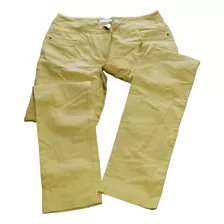 Pantalón Jean Lemon Color Pastel Nuevo 